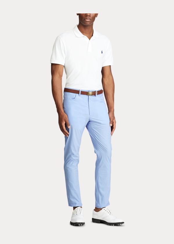 Pantalones Ralph Lauren Hombre Azules - Tailored Fit Stretch - HNKER9821